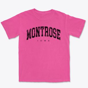Montrose Iowa Urban Vibe Premium Heavyweight T-shirt