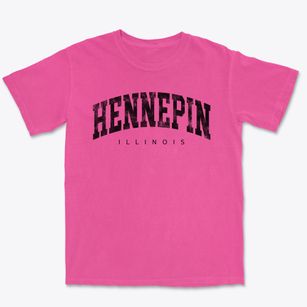 Hennepin Illinois Urban Vibe Premium Heavyweight T-shirt