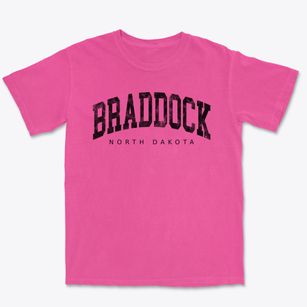 Braddock North Dakota Urban Vibe Premium Heavyweight T-shirt