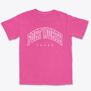 Fort Worth Texas Inline Premium Heavyweight T-shirt