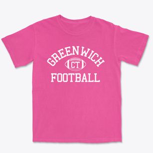 Greenwich Connecticut Football Premium Heavyweight T-shirt