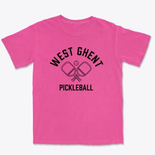 West Ghent New York Pickleball Premium Heavyweight T-shirt