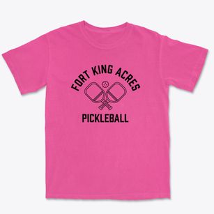 Fort King Acres Florida Pickleball Premium Heavyweight T-shirt