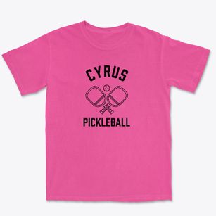 Cyrus West Virginia Pickleball Premium Heavyweight T-shirt