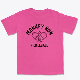 Monkey Run Missouri Pickleball Premium Heavyweight T-shirt