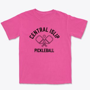 Central Islip New York Pickleball Premium Heavyweight T-shirt