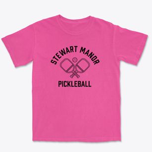 Stewart Manor New York Pickleball Premium Heavyweight T-shirt