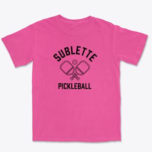 Sublette Kansas Pickleball Premium Heavyweight T-shirt
