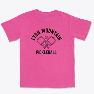Lyon Mountain New York Pickleball Premium Heavyweight T-shirt