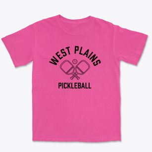 West Plains Missouri Pickleball Premium Heavyweight T-shirt