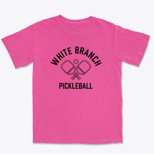 White Branch Missouri Pickleball Premium Heavyweight T-shirt