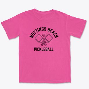 Nuttings Beach New Hampshire Pickleball Premium Heavyweight T-shirt