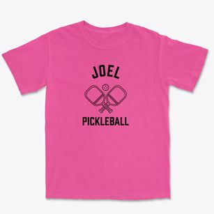 Joel Wisconsin Pickleball Premium Heavyweight T-shirt