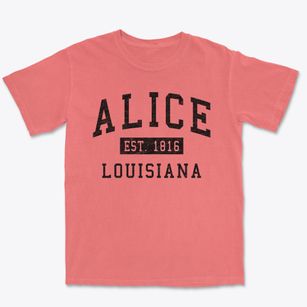 Alice Louisiana Classic Established Premium Heavyweight T-shirt
