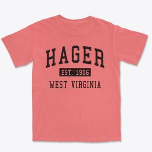 Hager West Virginia Classic Established Premium Heavyweight T-shirt