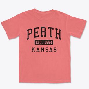 Perth Kansas Classic Established Premium Heavyweight T-shirt