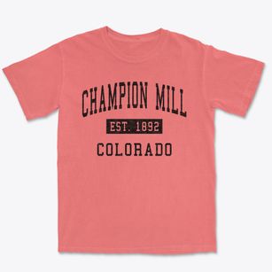 Champion Mill Colorado Classic Established Premium Heavyweight T-shirt