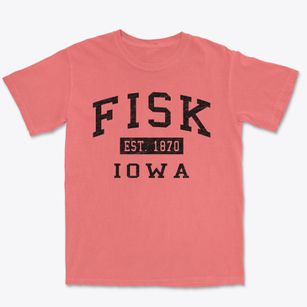 Fisk Iowa Classic Established Premium Heavyweight T-shirt