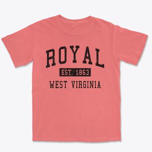 Royal West Virginia Classic Established Premium Heavyweight T-shirt