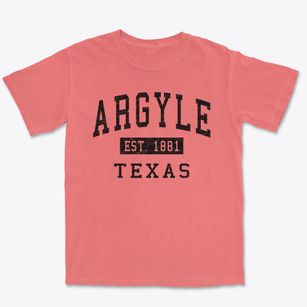 Argyle Texas Classic Established Premium Heavyweight T-shirt