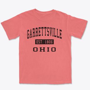 Garrettsville Ohio Classic Established Premium Heavyweight T-shirt