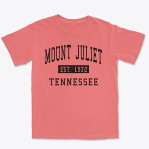 Mount Juliet Tennessee Classic Established Premium Heavyweight T-shirt