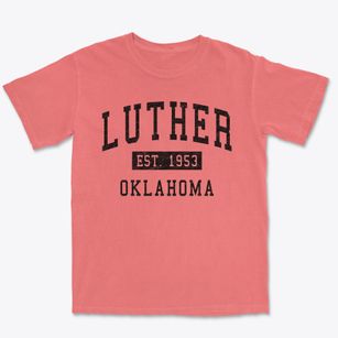 Luther Oklahoma Classic Established Premium Heavyweight T-shirt