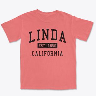 Linda California Classic Established Premium Heavyweight T-shirt