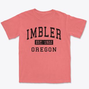 Imbler Oregon Classic Established Premium Heavyweight T-shirt