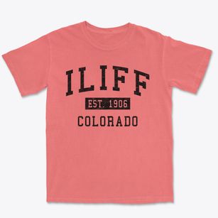 Iliff Colorado Classic Established Premium Heavyweight T-shirt