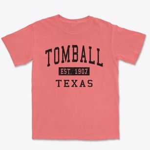 Tomball Texas Classic Established Premium Heavyweight T-shirt