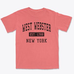 West Webster New York Classic Established Premium Heavyweight T-shirt
