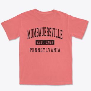 Mumbauersville Pennsylvania Classic Established Premium Heavyweight T-shirt