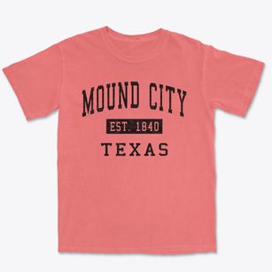 Mound City Texas Classic Established Premium Heavyweight T-shirt