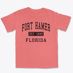 Fort Hamer Florida Classic Established Premium Heavyweight T-shirt
