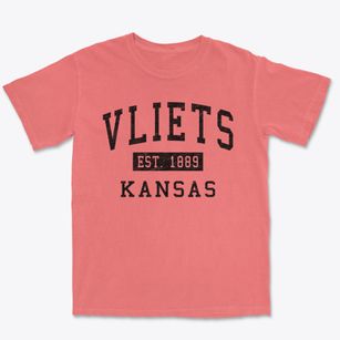 Vliets Kansas Classic Established Premium Heavyweight T-shirt