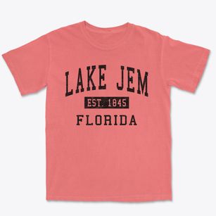 Lake Jem Florida Classic Established Premium Heavyweight T-shirt