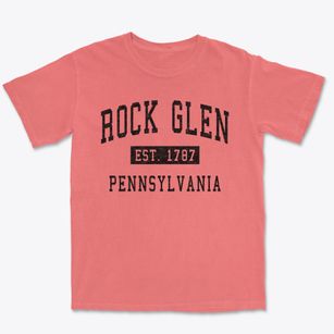 Rock Glen Pennsylvania Classic Established Premium Heavyweight T-shirt