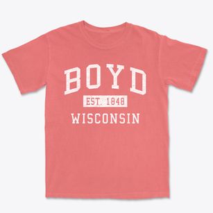 Boyd Wisconsin Classic Established Premium Heavyweight T-shirt
