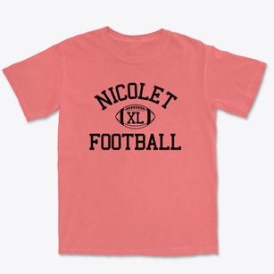 Nicolet High School Classic Football Premium Heavyweight T-shirt