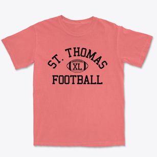 Saint Thomas The Apostle School Classic Football Premium Heavyweight T-shirt