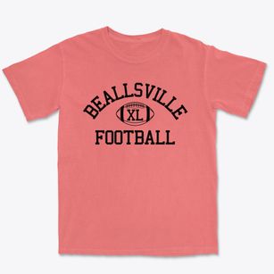 Beallsville High School Classic Football Premium Heavyweight T-shirt
