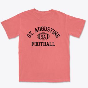 Saint Augustine School Classic Football Premium Heavyweight T-shirt