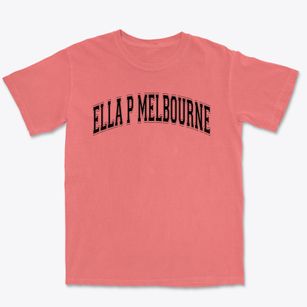 Ella P Melbourne Elementary School Varsity Arch Premium Heavyweight T-shirt