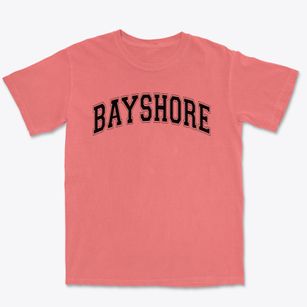 Bayshore Elementary School Varsity Arch Premium Heavyweight T-shirt