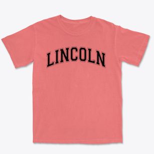 Lincoln Middle School Varsity Arch Premium Heavyweight T-shirt
