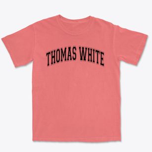 Thomas White Elementary School Varsity Arch Premium Heavyweight T-shirt