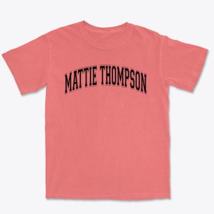 Mattie Thompson Elementary School Varsity Arch Premium Heavyweight T-shirt