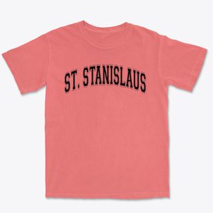St. Stanislaus School Varsity Arch Premium Heavyweight T-shirt
