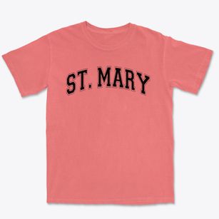 Saint Mary Grade School Varsity Arch Premium Heavyweight T-shirt